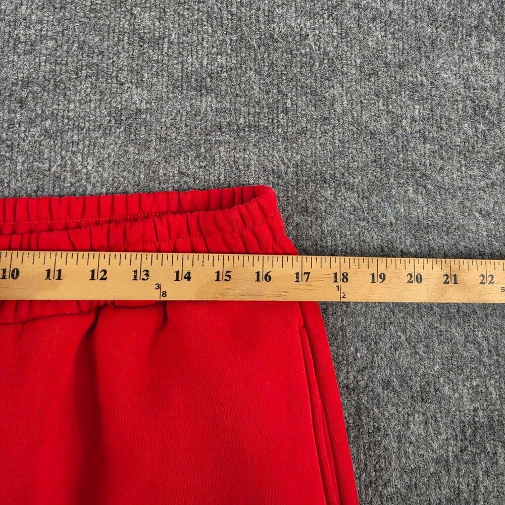 Comfrt Set Unisex XL Minimalist Red Fleece Hoodie Joggers Sweatsuit Set Lounge - Picture 13 of 16